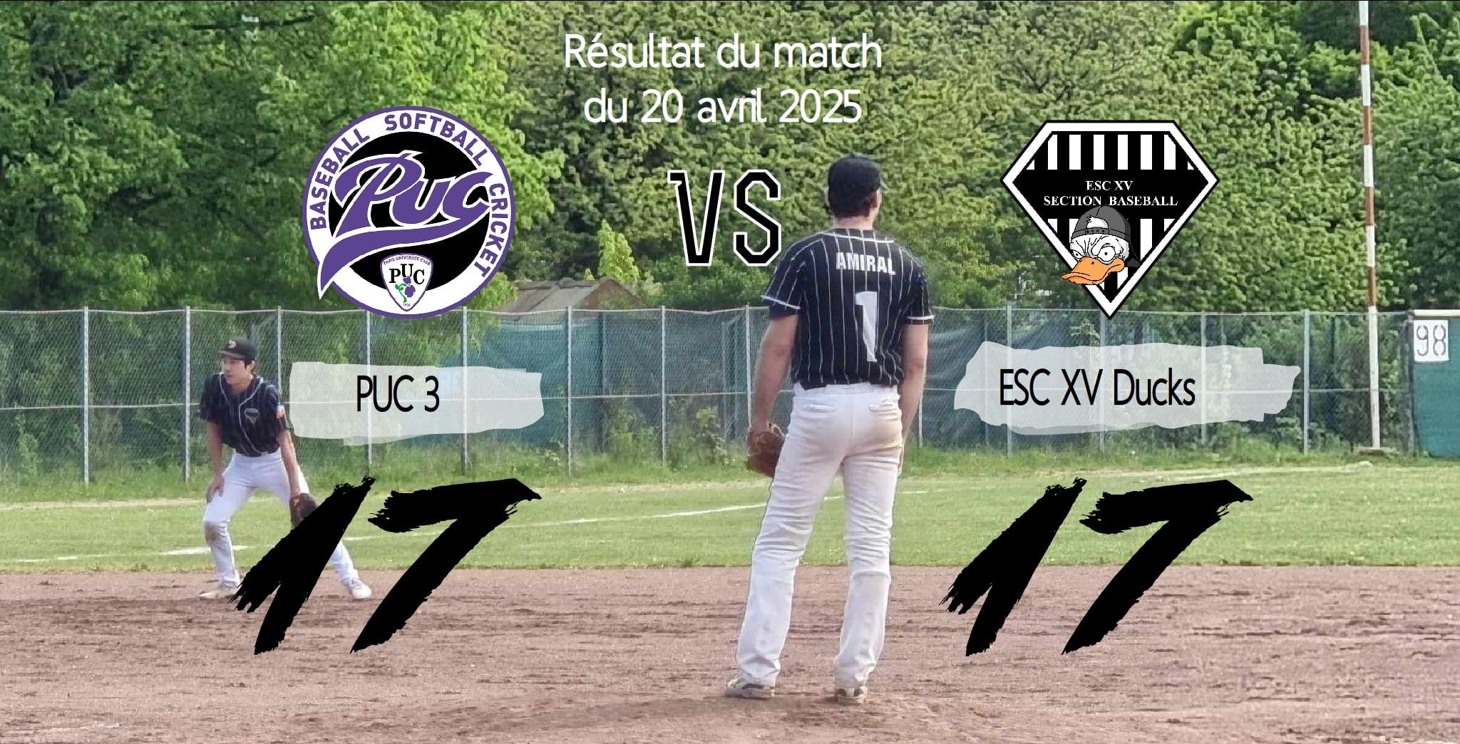 ESC XV vs PUC 3