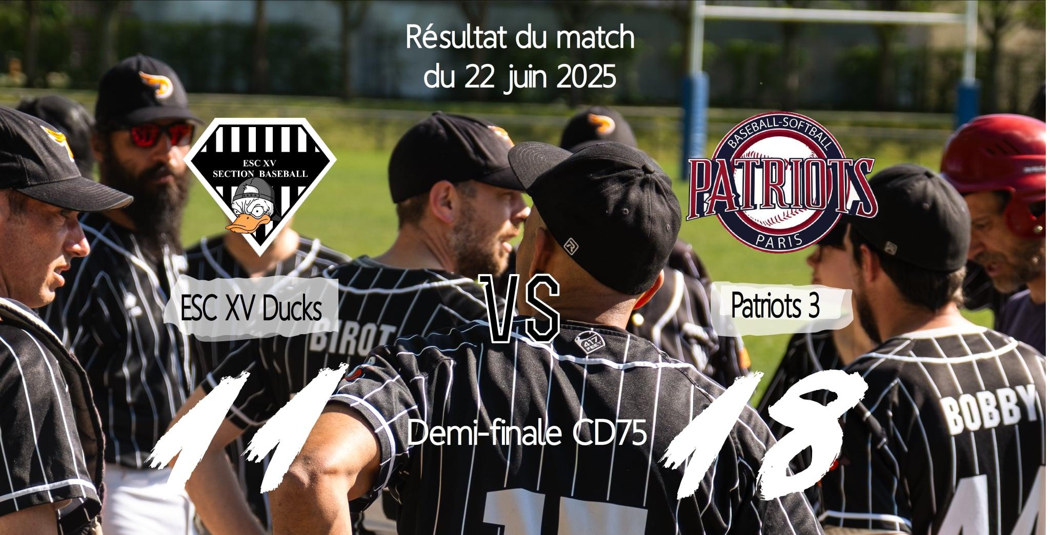 ESC XV vs PAT 3