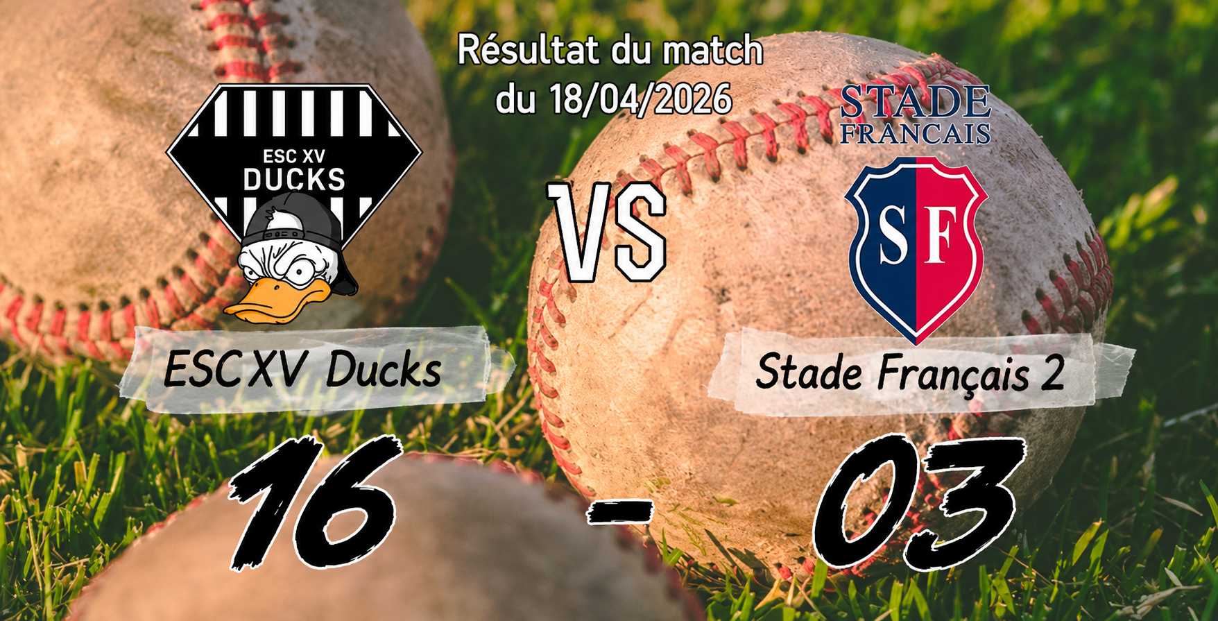 ESC XV Ducks vs Stade Français 2