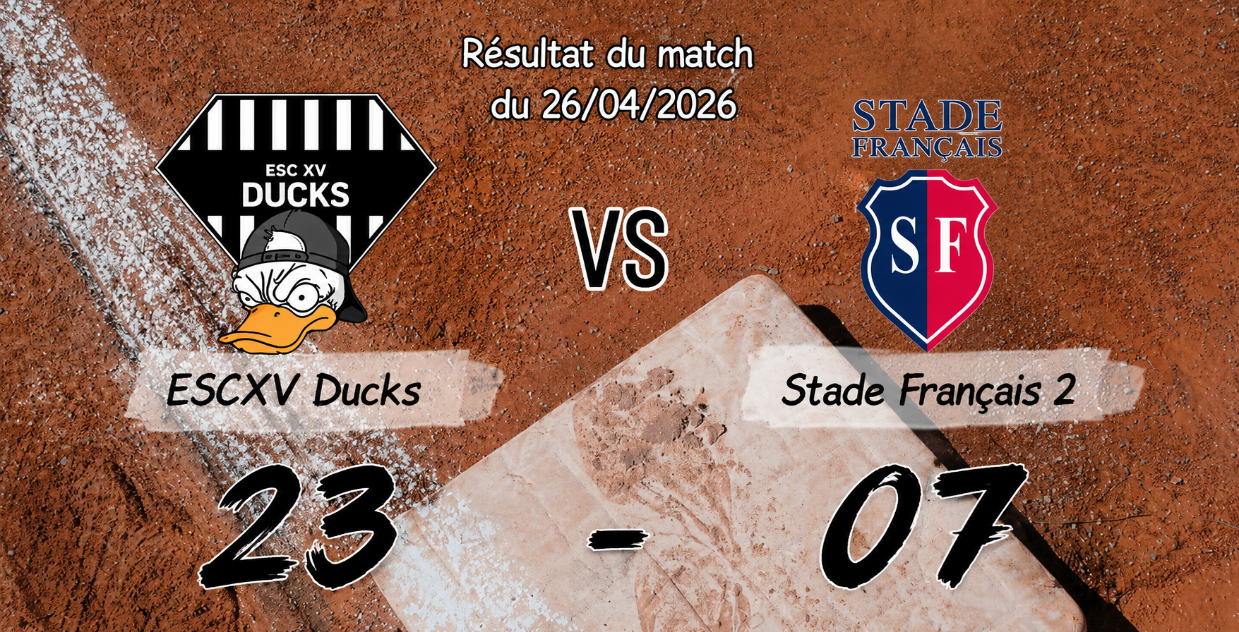 Stade Français 2 vs ESC XV Ducks